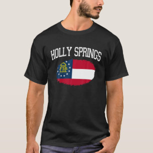 Camiseta HOLLY PRIMAVERA GA GEORGIA Flag Vintage EUA Sports
