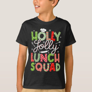 Camiseta Holly Retro Jolly Lunch Squad Cafeteria Lady