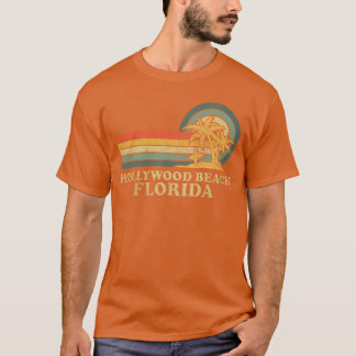 Camiseta Hollywood Beach Florida Family Vacation Vintage Pa
