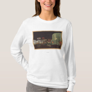 Camiseta Hollywood, CA - rua da videira do por do sol