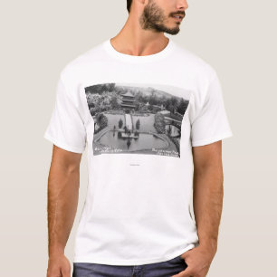 Camiseta Hollywood, casa de CA Bernheimer no jardim japonês