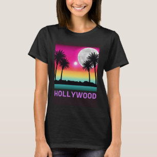 Camiseta Hollywood Florida Beach Retro Vacting Trip Matchi