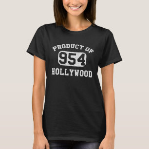 Camiseta Hollywood Florida Vintage Código de Área Retroativ
