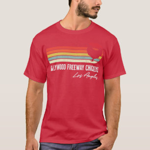 Camiseta Hollywood Freeway Chickens Los Angeles Retro Souve