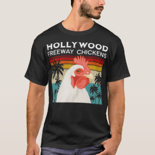 Camiseta Hollywood Freeway Chickens Não-Oficial City Bird A
