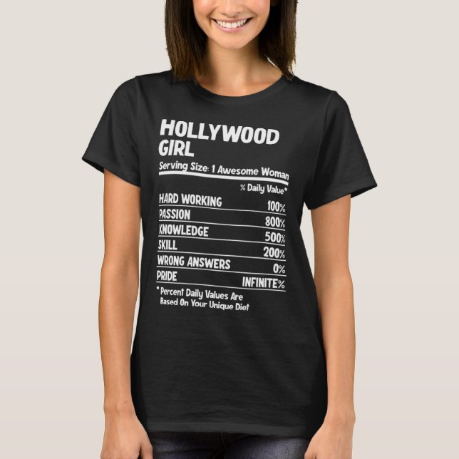 Camiseta Hollywood Girl (Frente)