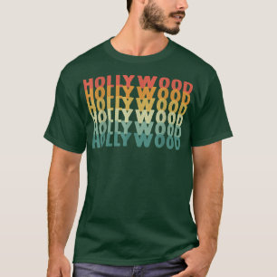 Camiseta Hollywood Retro Los Angeles California Vintage