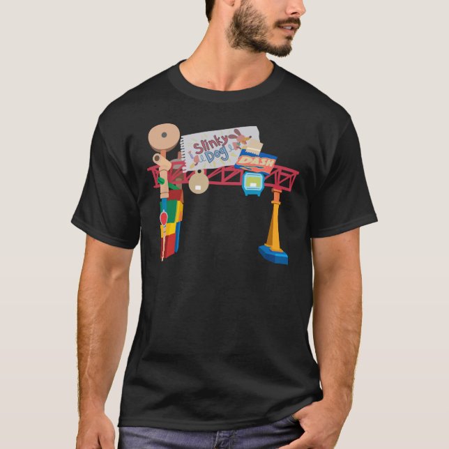 Camiseta Hollywood Studios Slinky Dog Dash (Frente)