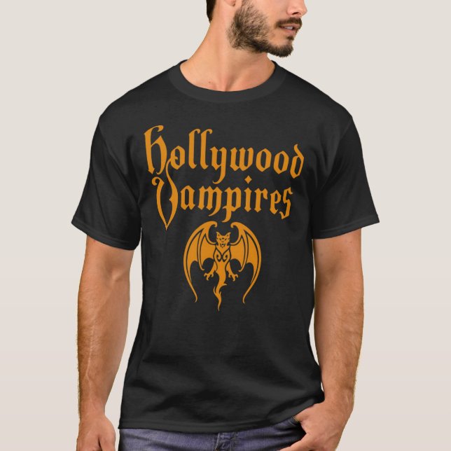 Camiseta Hollywood    VampirosT-Shirt clássico (Frente)