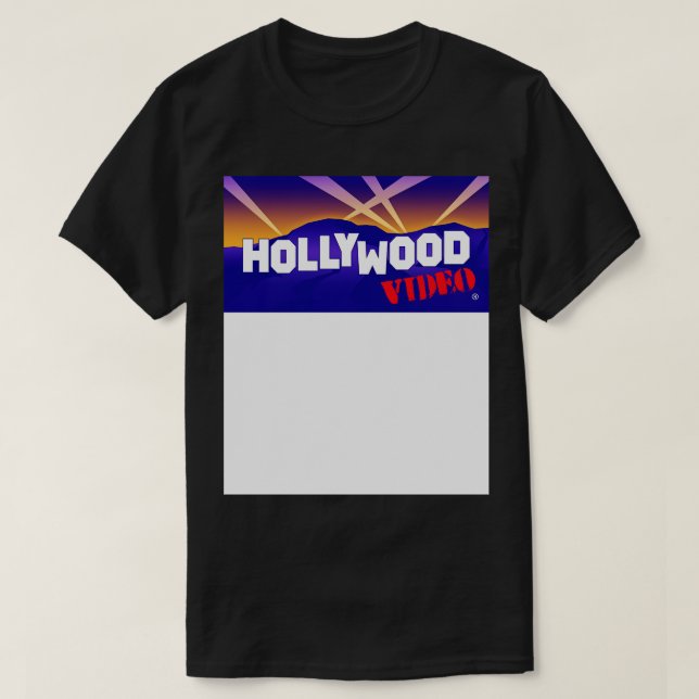 Camiseta HollyWoodVideo (Frente do Design)