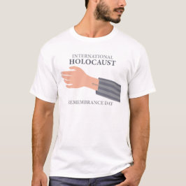 Camiseta Holocausto Lembrança Dia da Prisioneira Número