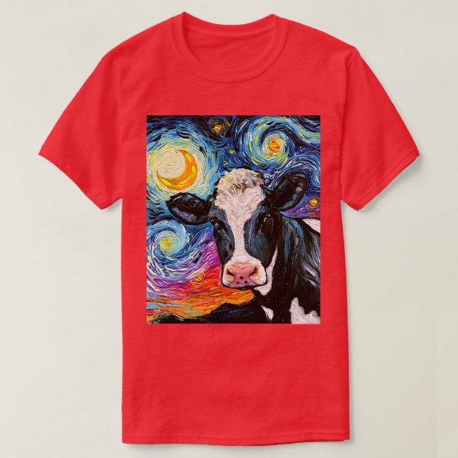 Camiseta Holstein Night (Frente do Design)