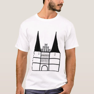 Camiseta Holstentor, Lübeck   Arte minimalista, marcas de t