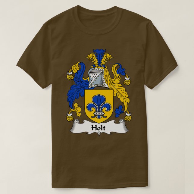 Camiseta Holt Casaco de Braços com Proteção Familiar (Frente do Design)