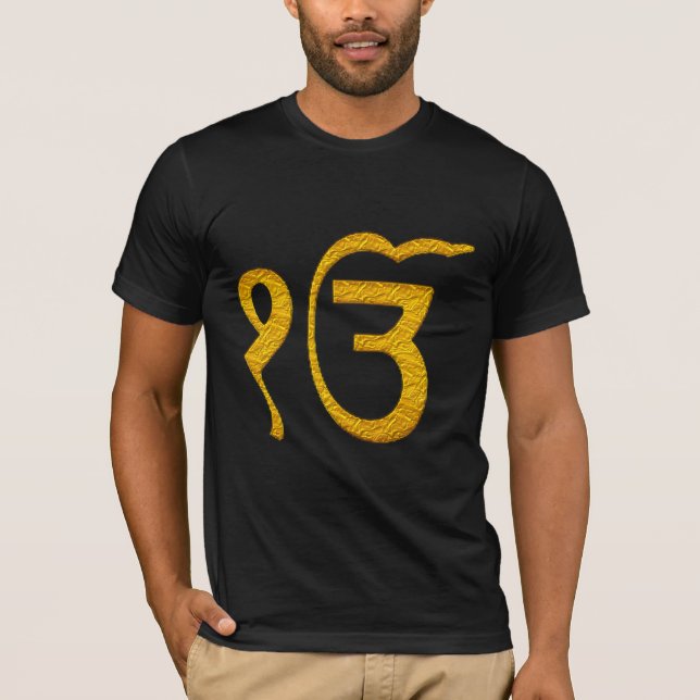 camiseta holy ek-onkar com capuz design ideia de p (Frente)