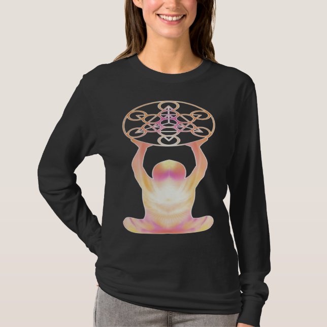 Camiseta Holy Geometry Mandala Meditation & Yoga (Frente)
