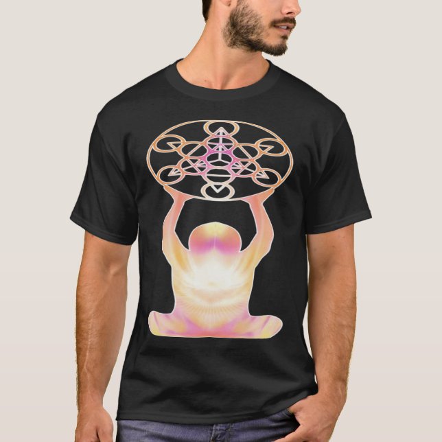 Camiseta Holy Geometry Mandala Meditation & Yoga (Frente)