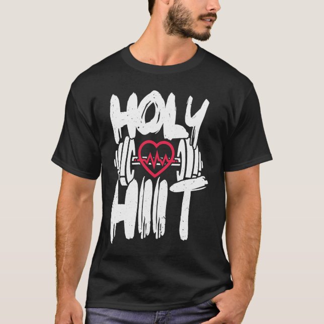Camiseta Holy HIIT Heart Gym Fitness Studio (Frente)