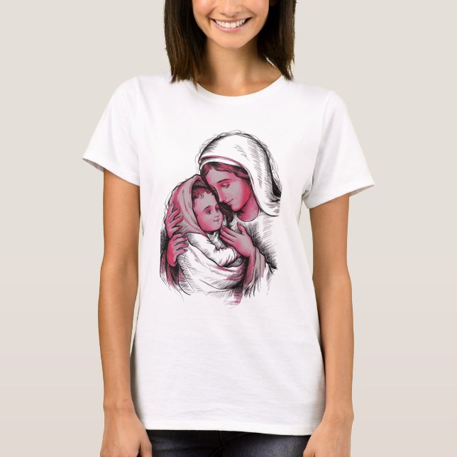 Camiseta Holy Mary - Nossa Senhora (Frente)