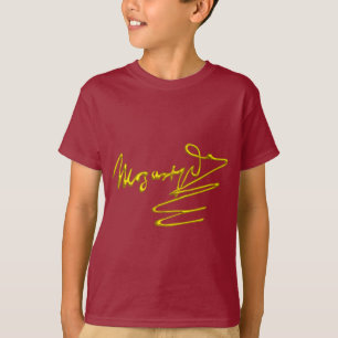 Camiseta HOMAGE TO MOZART 3D Assinatura Dourada do Composit