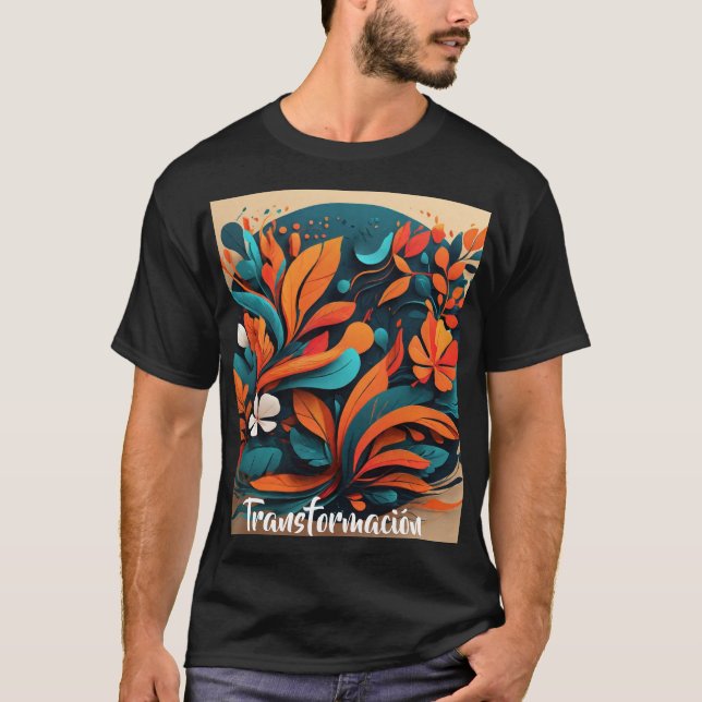 Camiseta Hombre Arte Simbólico Transformación (Frente)