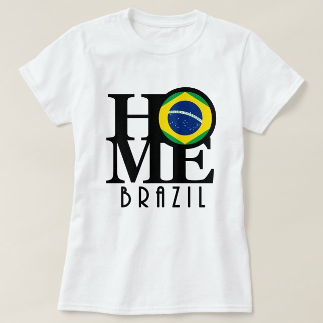 Camiseta HOME Brasil (impressão da frente) (Frente do Design)