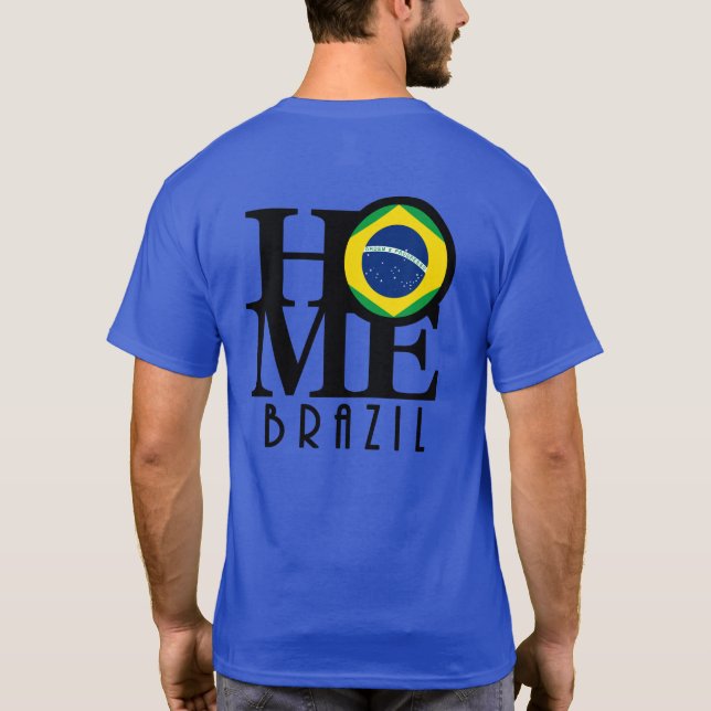 Camiseta HOME Brazil (impressão traseira) (Verso)