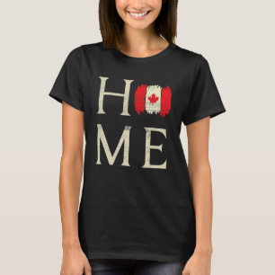 Camiseta Home Canada Day Maple Proud Canadian Flag Canadá