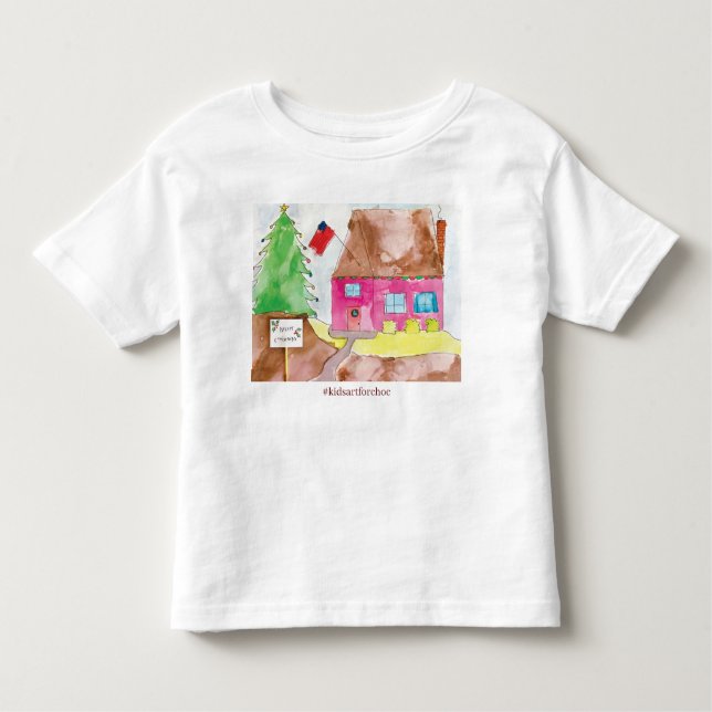 Camiseta Home For Holidays - KidsArt for CHOC (Frente)