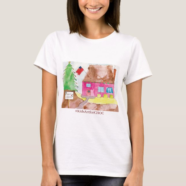 Camiseta Home For Holidays - KidsArt for CHOC (Frente)