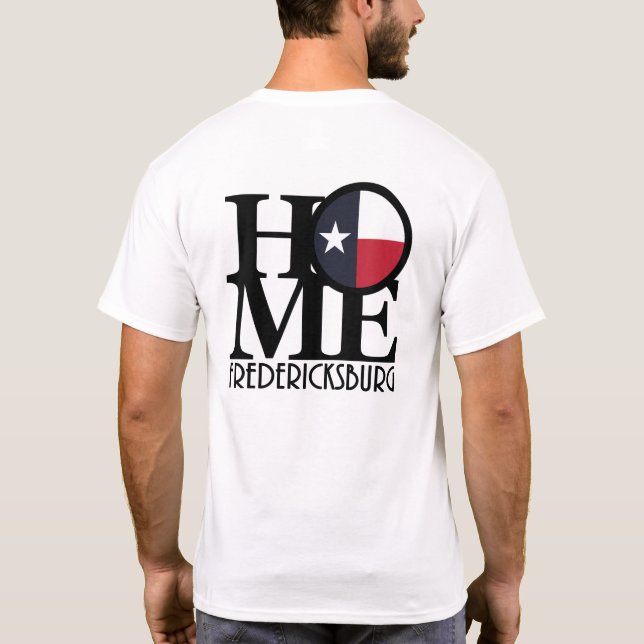Camiseta HOME Fredericksburg TX (Verso)