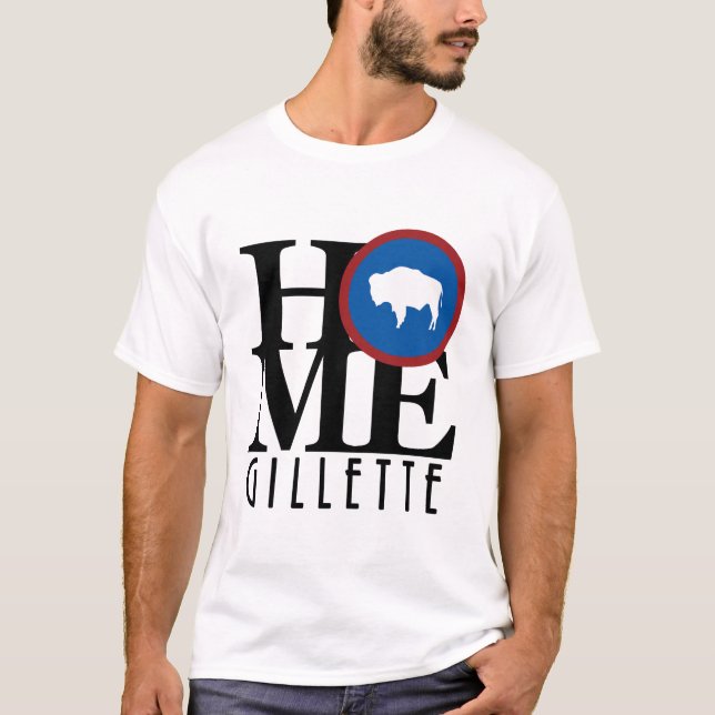 Camiseta HOME Gillette Wyoming (Frente)