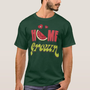 Camiseta Home Grown Watermelon Retro Vintage Watermelon Day