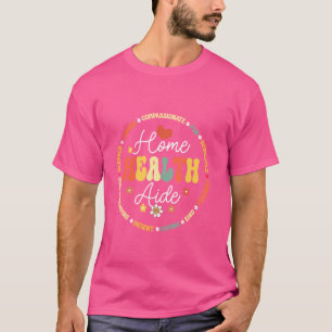 Camiseta Home Health Ad Pessoal Support Trabalhador de supo