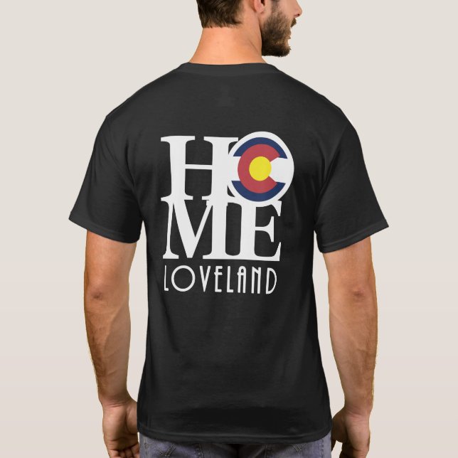 Camiseta HOME Loveland CO (Verso)
