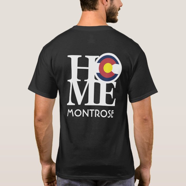 Camiseta HOME Montrose CO (Verso)