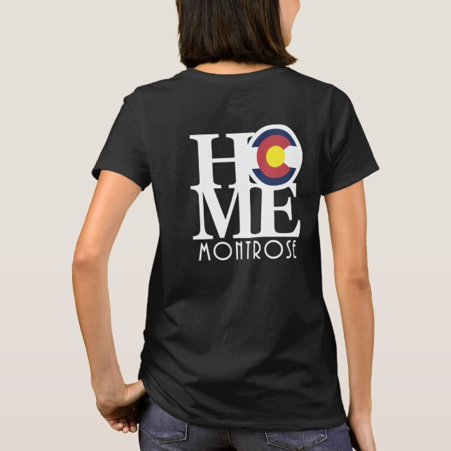 Camiseta HOME Montrose CO (Verso)