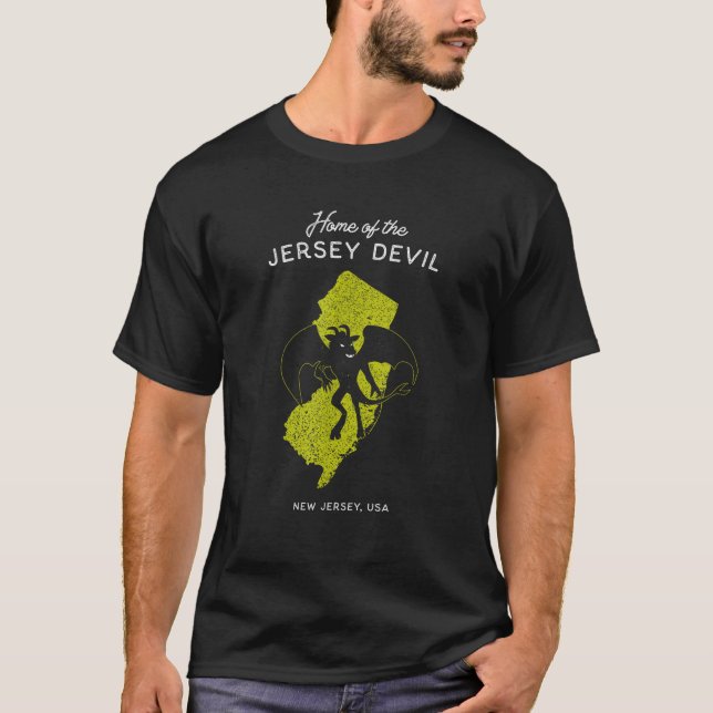 Camiseta Home of Jersey Devil New Jersey EUA (Frente)