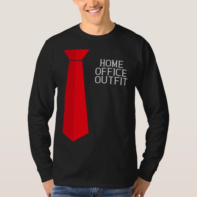 Camiseta Home Office Outfit  Home Work Tie (Frente)