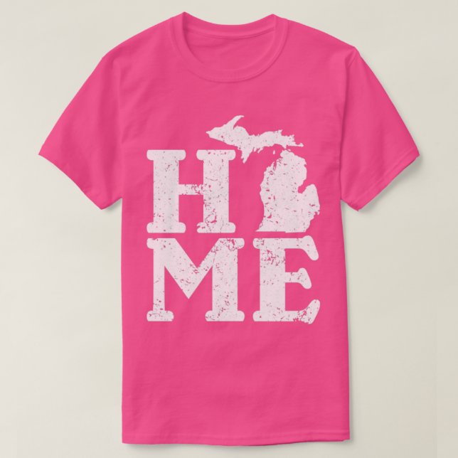 Camiseta Home Page do Michigan (Frente do Design)