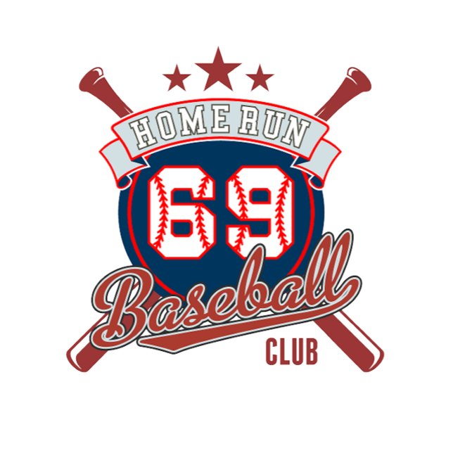 Camiseta Home Run 69 Tee Gráfico Engraçado do Clube Basebal (Criador carregado)