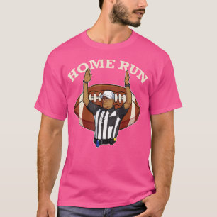 Camiseta Home Run Futebol Referenciado Engraçado Touchdown