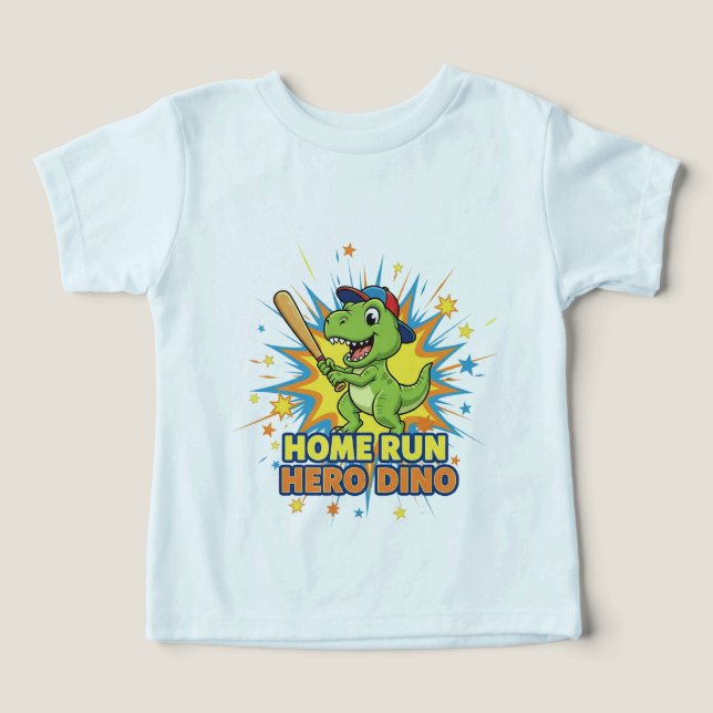 Camiseta Home Run Hero Dino (Design frontal)