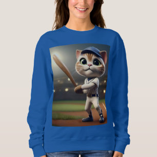 Camiseta Home Run Hitter: O Gato de Baseball em 3D ganha um