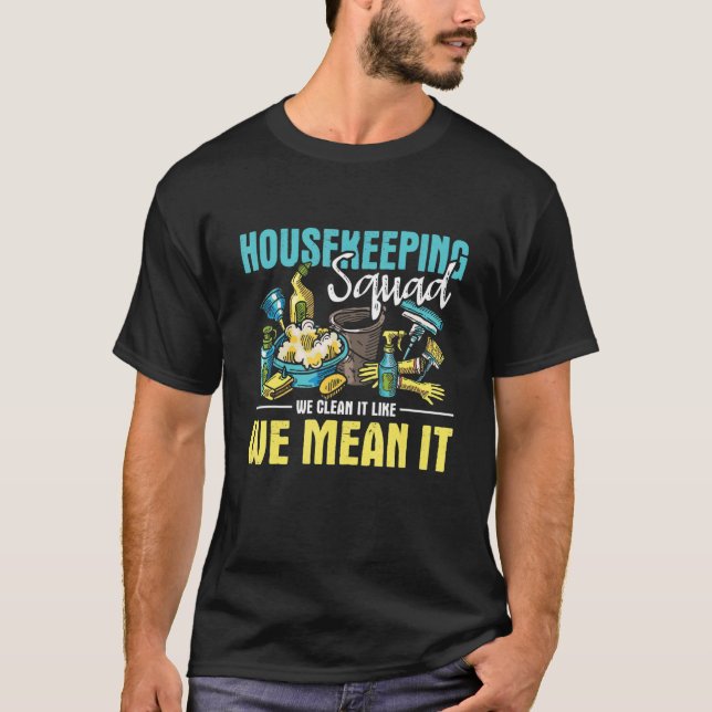 Camiseta Home Squad Hotel Housekeeper Ho (Frente)