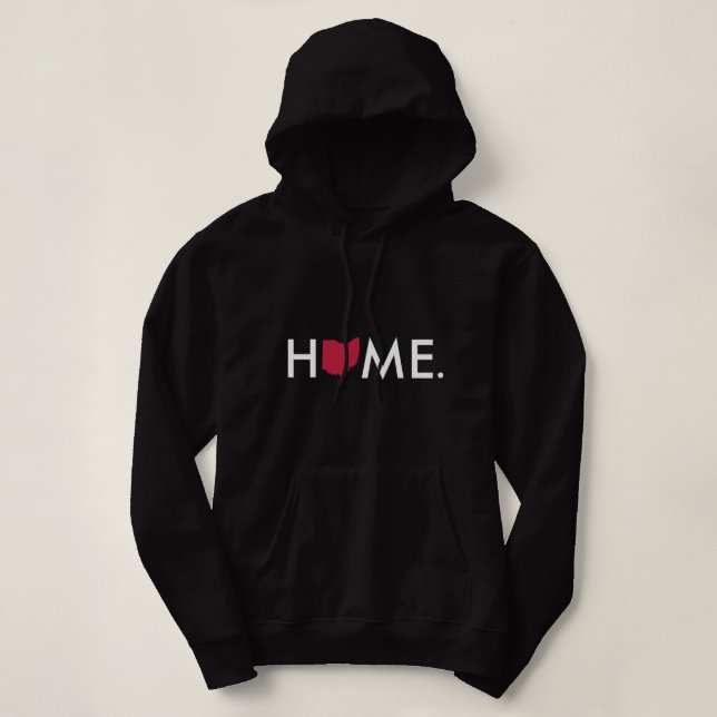 Camiseta Home State Ohio Hoodie (Frente do Design)