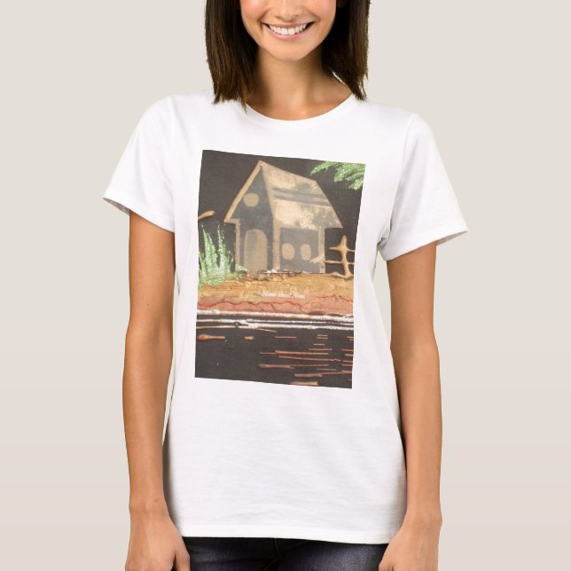 Camiseta Home Sweet Home Art Impressão (Frente)