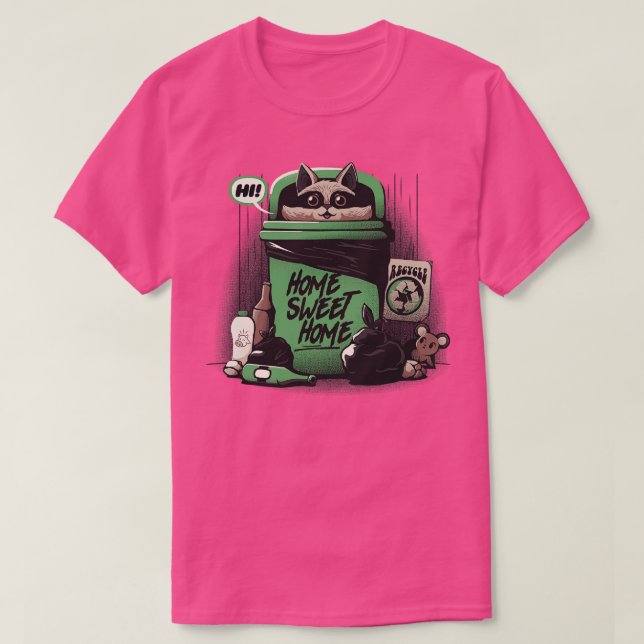 Camiseta Home Sweet Home Garbage Raccoon de Tobe Fonseca (Frente do Design)