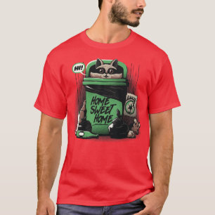 Camiseta Home Sweet Home Garbage Raccoon de Tobe Fonseca
