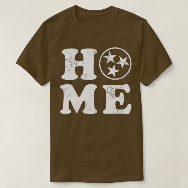 Camiseta Home Tennessee Flag Orange (Frente do Design)